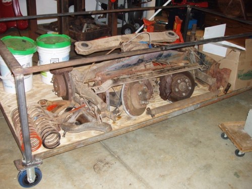 1968 Corvette parts storage